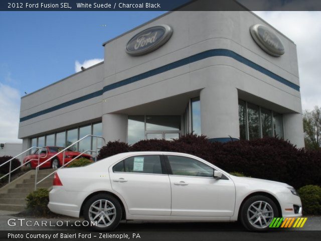 2012 Ford Fusion SEL in White Suede