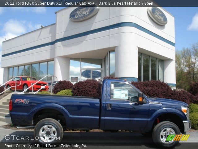 2012 Ford F350 Super Duty XLT Regular Cab 4x4 in Dark Blue Pearl Metallic