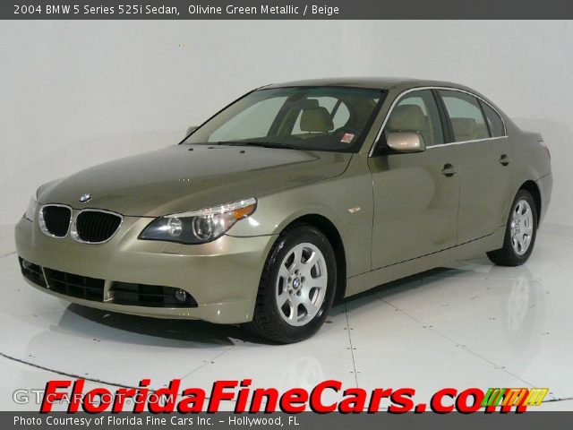 2004 BMW 5 Series 525i Sedan in Olivine Green Metallic