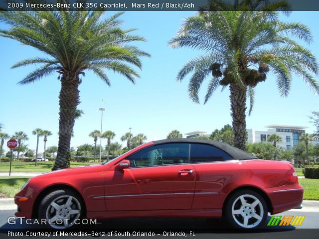 2009 Mercedes-Benz CLK 350 Cabriolet in Mars Red