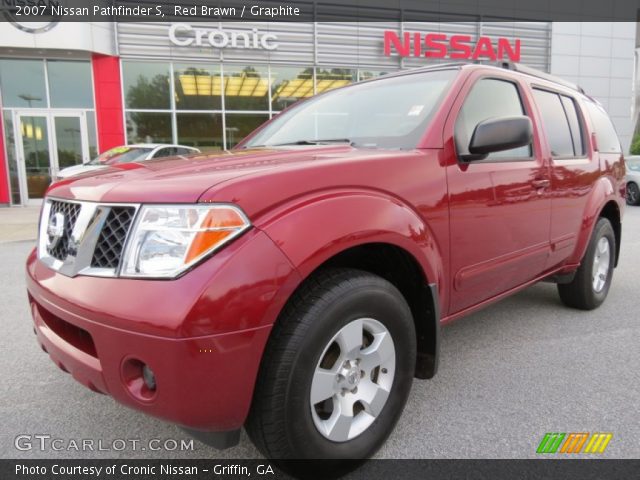 2007 Nissan Pathfinder S in Red Brawn