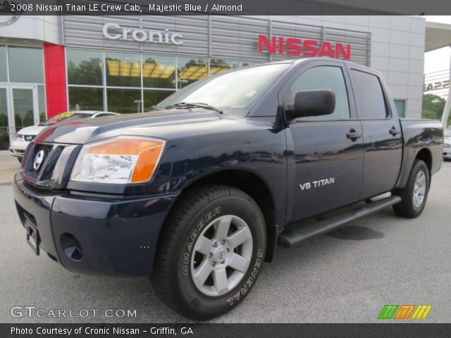 2008 Nissan Titan LE Crew Cab in Majestic Blue