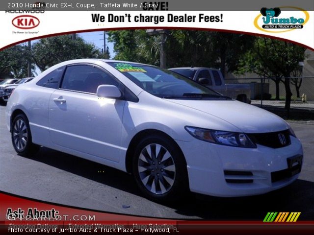 2010 Honda Civic EX-L Coupe in Taffeta White