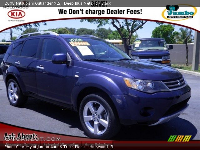 2008 Mitsubishi Outlander XLS in Deep Blue Metallic