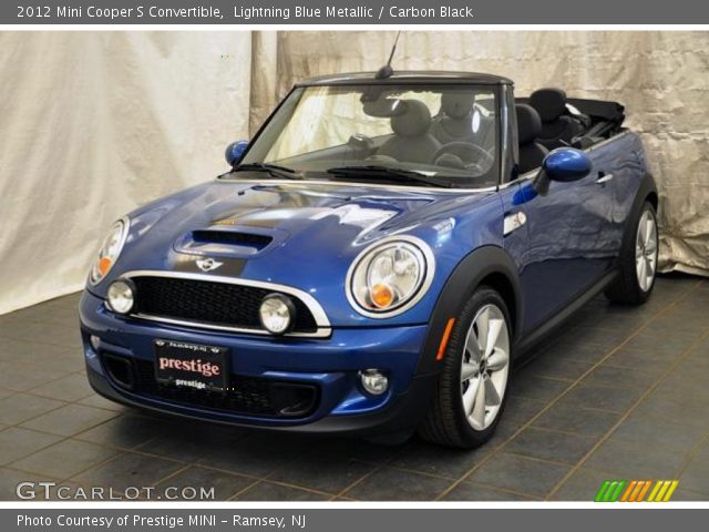 2012 Mini Cooper S Convertible in Lightning Blue Metallic