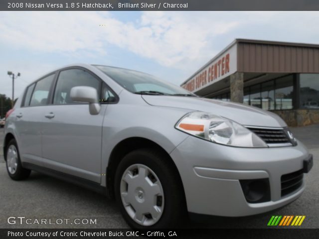 2008 Nissan Versa 1.8 S Hatchback in Brilliant Silver