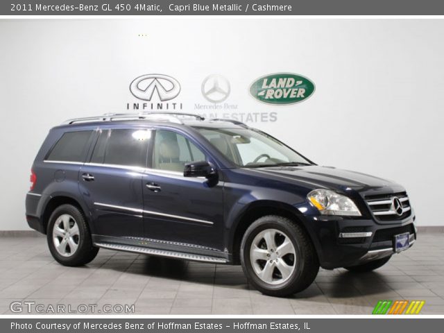 2011 Mercedes-Benz GL 450 4Matic in Capri Blue Metallic