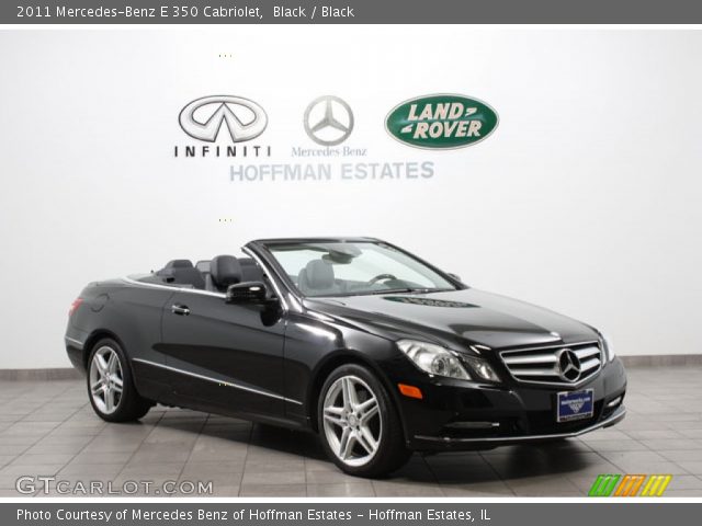 2011 Mercedes-Benz E 350 Cabriolet in Black