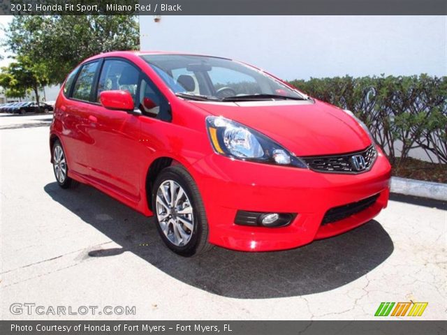 2012 Honda Fit Sport in Milano Red