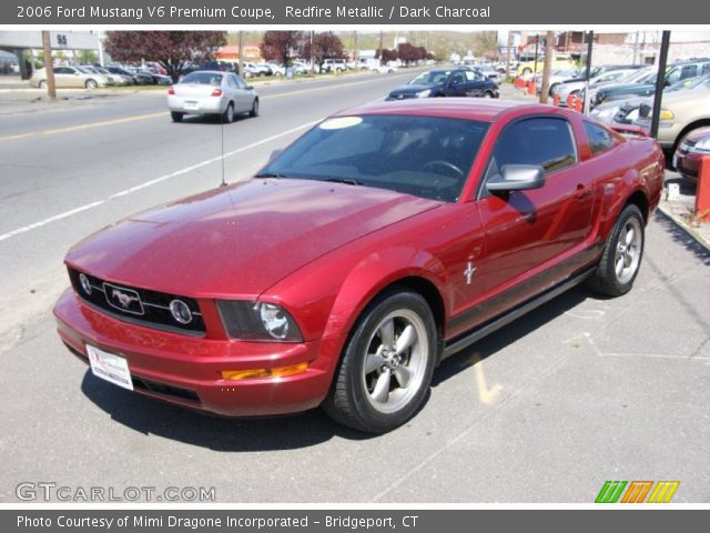 2006 Ford Mustang V6 Premium Coupe in Redfire Metallic