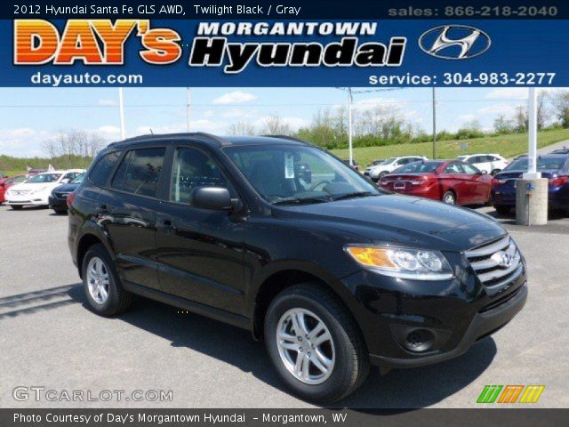 2012 Hyundai Santa Fe GLS AWD in Twilight Black