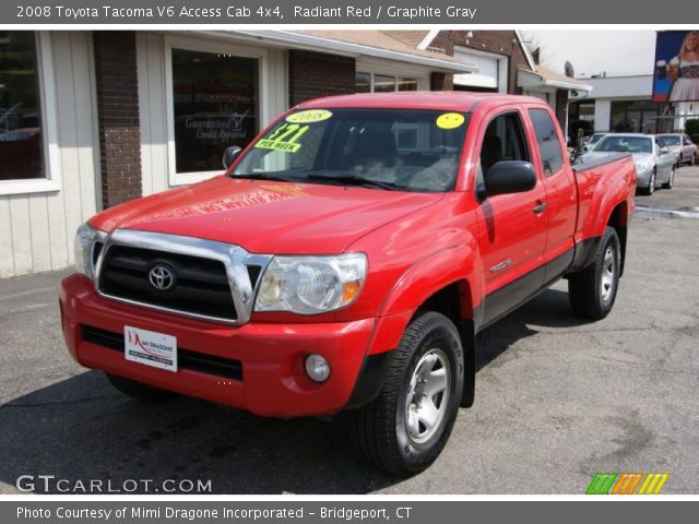 2008 Toyota Tacoma V6 Access Cab 4x4 in Radiant Red