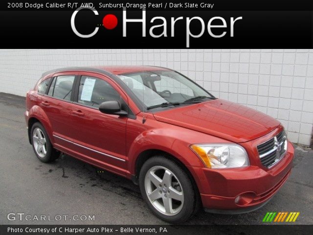 2008 Dodge Caliber R/T AWD in Sunburst Orange Pearl