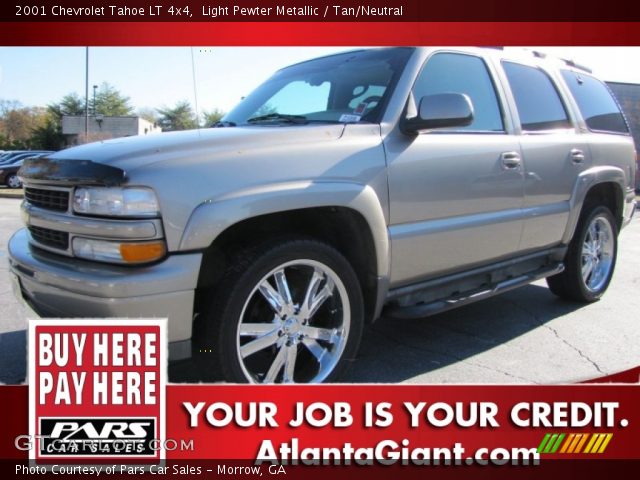 2001 Chevrolet Tahoe LT 4x4 in Light Pewter Metallic