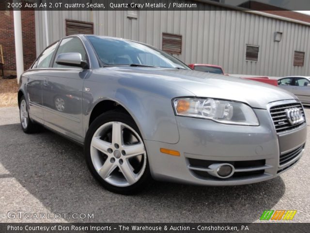 2005 Audi A4 2.0T quattro Sedan in Quartz Gray Metallic