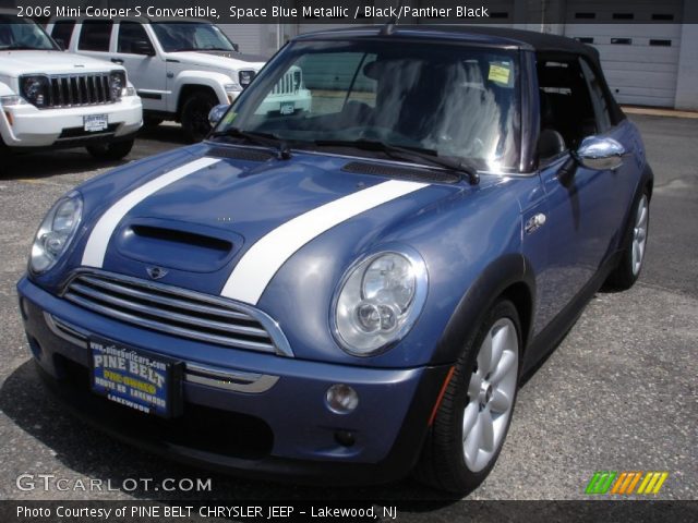 2006 Mini Cooper S Convertible in Space Blue Metallic