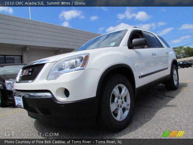 2010 GMC Acadia SLE in Summit White