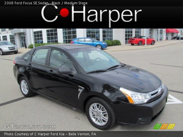 2008 Ford Focus SE Sedan in Black