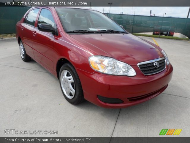 2008 Toyota Corolla CE in Barcelona Red