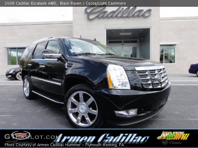 2008 Cadillac Escalade AWD in Black Raven