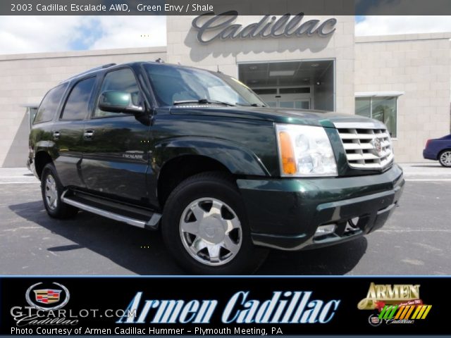 2003 Cadillac Escalade AWD in Green Envy