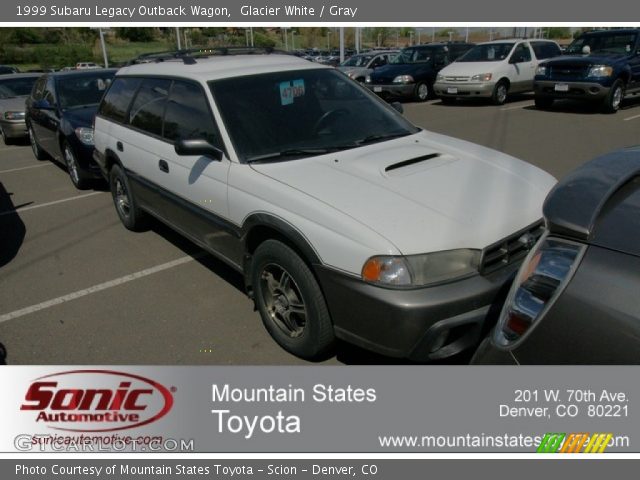 1999 Subaru Legacy Outback Wagon in Glacier White