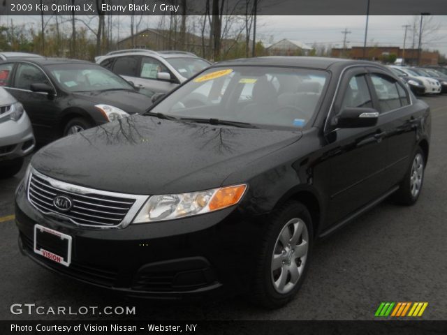 2009 Kia Optima LX in Ebony Black