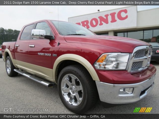 2011 Dodge Ram 1500 Laramie Crew Cab in Deep Cherry Red Crystal Pearl