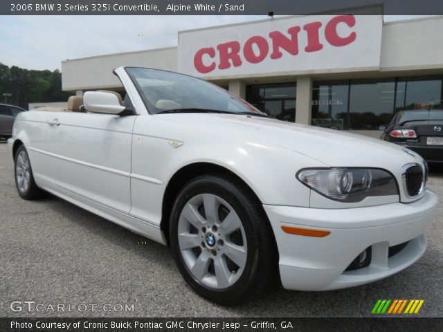 2006 BMW 3 Series 325i Convertible in Alpine White