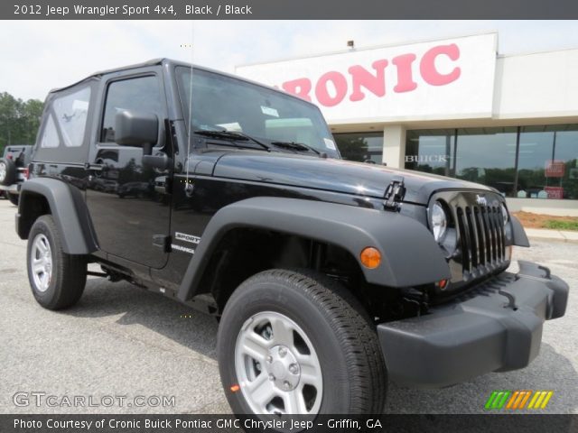 2012 Jeep Wrangler Sport 4x4 in Black