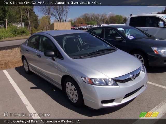 2010 Honda Civic DX-VP Sedan in Alabaster Silver Metallic