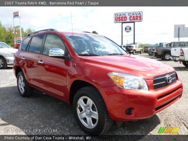 2007 Toyota RAV4 4WD in Barcelona Red Pearl