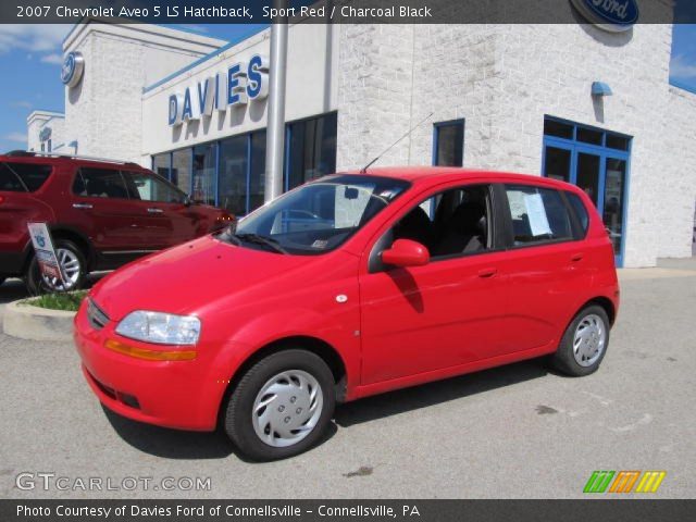 2007 Chevrolet Aveo 5 LS Hatchback in Sport Red