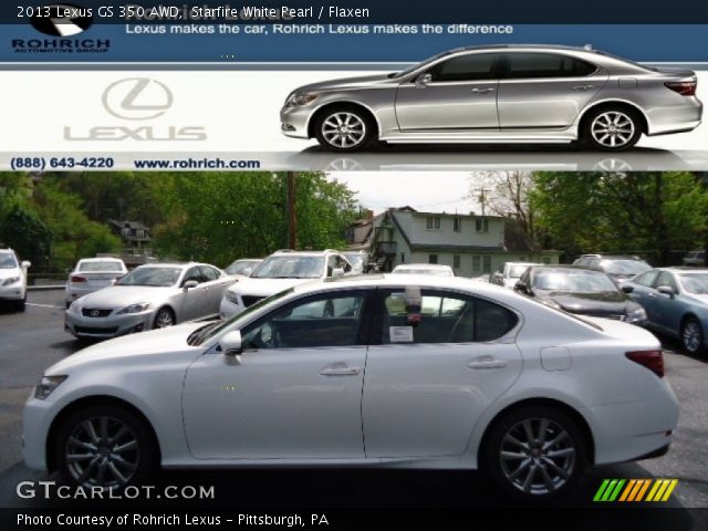 2013 Lexus GS 350 AWD in Starfire White Pearl