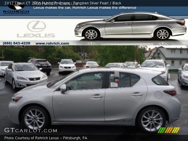 2012 Lexus CT 200h Hybrid Premium in Tungsten Silver Pearl