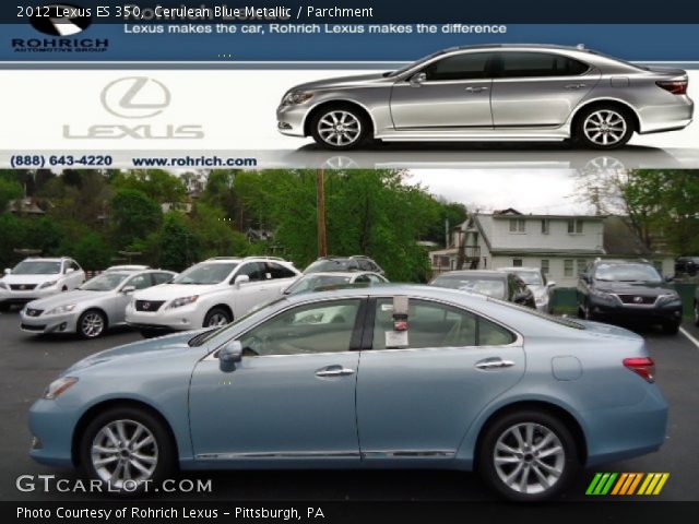 2012 Lexus ES 350 in Cerulean Blue Metallic