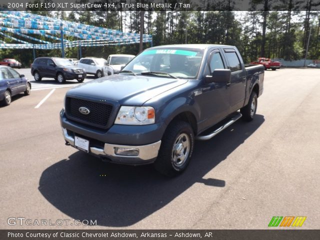 2004 Ford F150 XLT SuperCrew 4x4 in True Blue Metallic