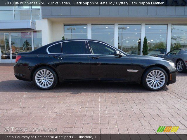 2010 BMW 7 Series 750i xDrive Sedan in Black Sapphire Metallic