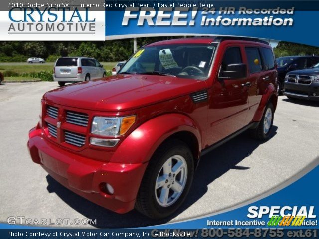2010 Dodge Nitro SXT in Inferno Red Crystal Pearl