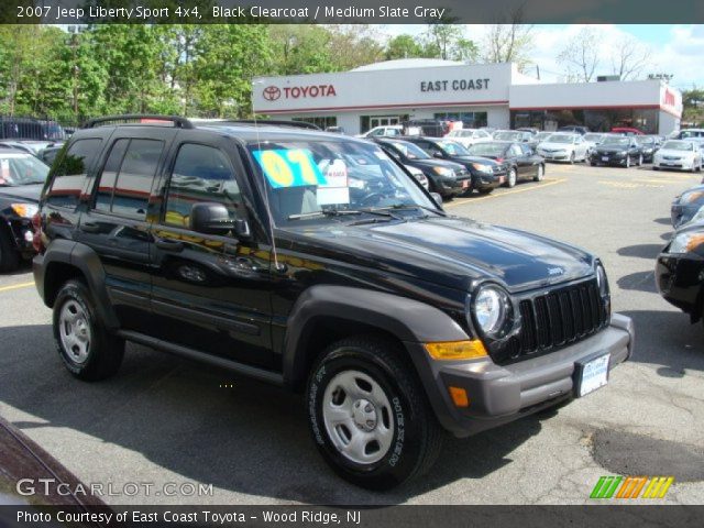 2007 Jeep Liberty Sport 4x4 in Black Clearcoat