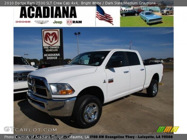 2010 Dodge Ram 2500 SLT Crew Cab 4x4 in Bright White