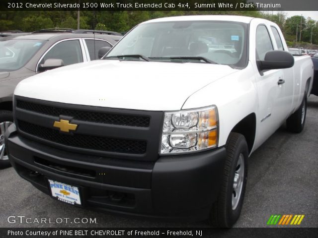 2012 Chevrolet Silverado 1500 Work Truck Extended Cab 4x4 in Summit White