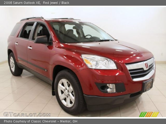 2008 Saturn Outlook XE in Red Jewel