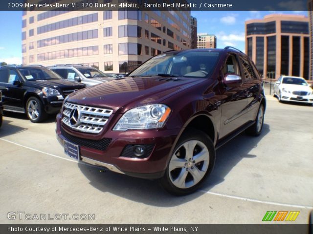 2009 Mercedes-Benz ML 320 BlueTec 4Matic in Barolo Red Metallic