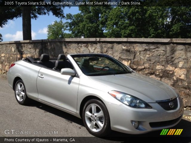 2005 Toyota Solara SLE V6 Convertible in Lunar Mist Silver Metallic