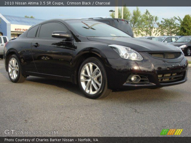 2010 Nissan Altima 3.5 SR Coupe in Crimson Black