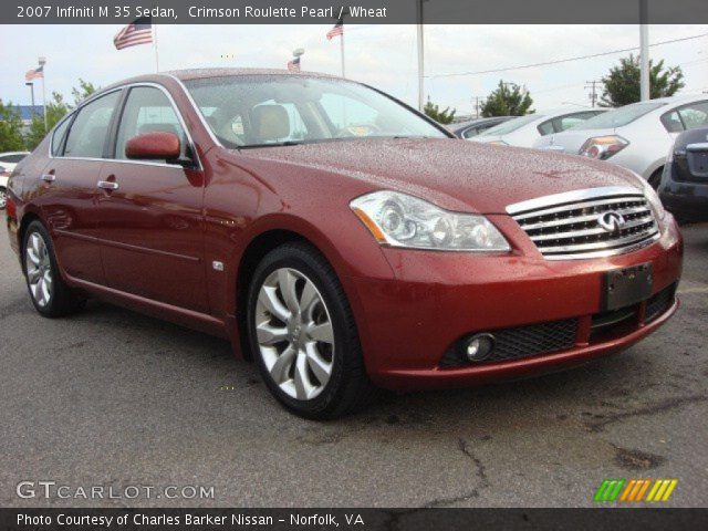 2007 Infiniti M 35 Sedan in Crimson Roulette Pearl