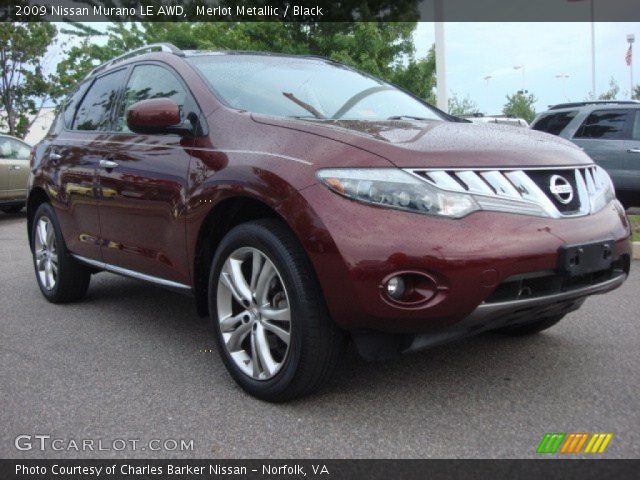 2009 Nissan Murano LE AWD in Merlot Metallic