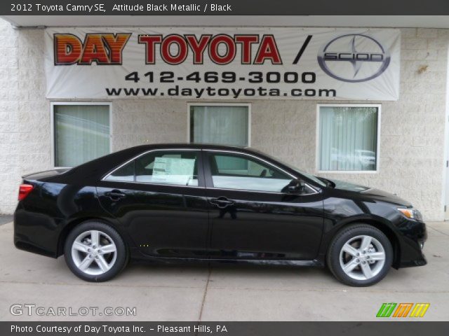 2012 Toyota Camry SE in Attitude Black Metallic