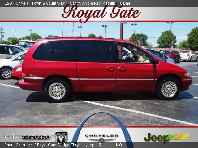 1997 Chrysler Town & Country LXi in Candy Apple Red Metallic